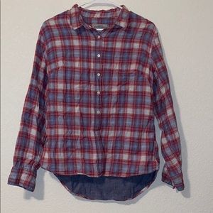 Red and blue flannel